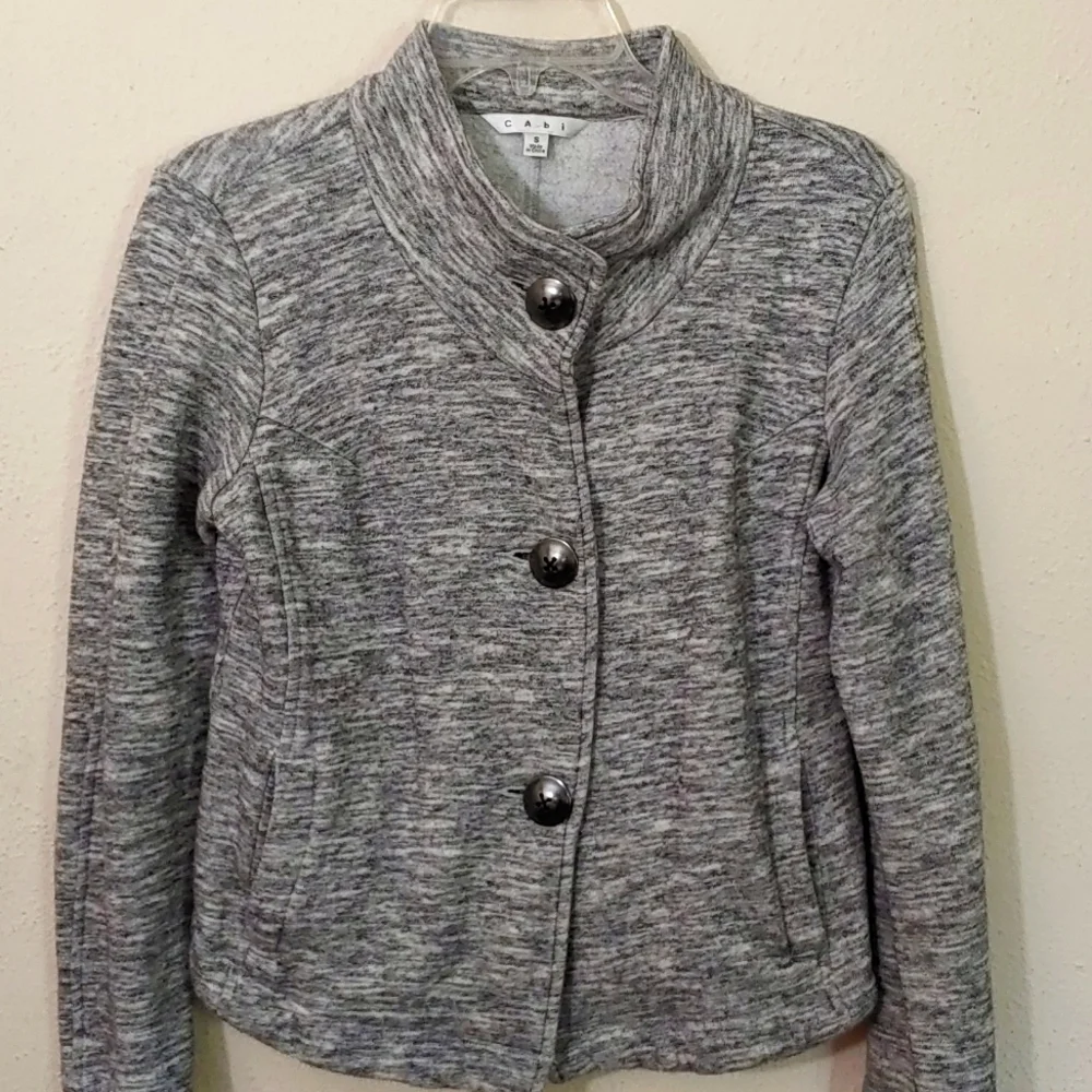 Cabi Women's Size Small Buttondown Sweatshirt Jacket